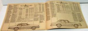 1979 Pontiac Dealer Sales Brochure Full Line Buyers Guide Firebird Grand Prix