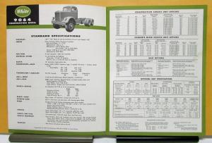 1959 White Truck Model 9064 Tandem Mustang Sales Brochure & Specifications