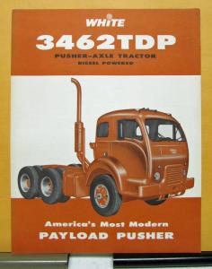 1960 White Truck Model 3462TDP Tractor Sales Brochure & Specifications