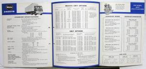 1960 White Truck Model 5400TD Diesel Tractor Sales Brochure & Specifications
