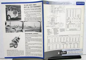 1960 White Truck Model 5400TD Diesel Tractor Sales Brochure & Specifications
