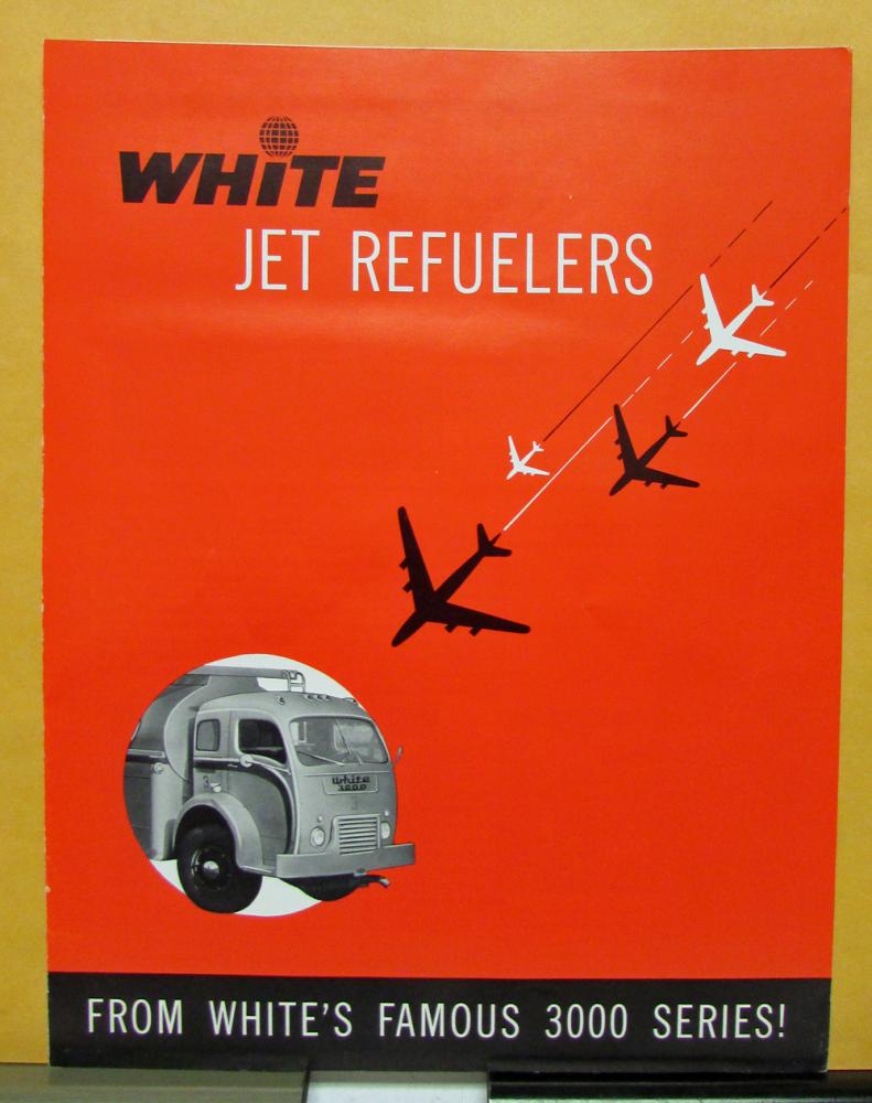1960 White Truck Model 3800 3028T 3046 3026 OH Jet Refueler Sales Folder