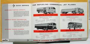 1960 White Truck Model 3800 3028T 3046 3026 OH Jet Refueler Sales Folder