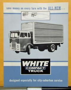1961 White Compact Truck Model 1500 City Suburban Service Sales Brochure