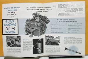 1960 White Truck Model 9000TV Tractor Mustang Sales Brochure and Specifications