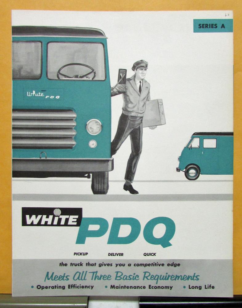 1960 White Truck Model A7 A8 Sales Brochure & Specifications