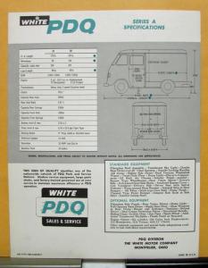 1960 White Truck Model A7 A8 Sales Brochure & Specifications