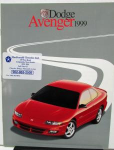 1999 Dodge Avenger Canadian Dealer Sales Brochure
