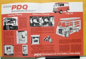 1961 White Truck Model B8 B10 PDQ Sales Brochure & Specifications