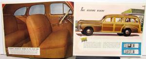 1941 Oldsmobile 6 & 8 Cyl Series 66 68 76 78 96 98 Color Sales Brochure Original