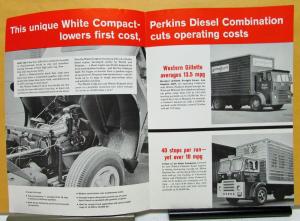 1962 White Truck Compact Diesel Power Sales Brochure