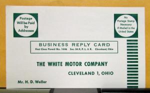 1962 White Truck Compact Diesel Power Sales Brochure