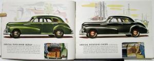 1942 Oldsmobile B44 Special Dynamic & Custom 8 Cruiser Sales Brochure Original