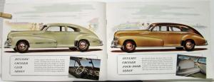 1942 Oldsmobile B44 Special Dynamic & Custom 8 Cruiser Sales Brochure Original