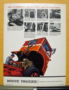 1969 White Trucks Model Compact Proved Flexibility Sales Folder