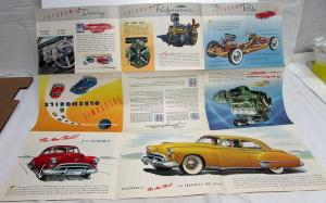 1949 Oldsmobile 76 88 98 Series Futuramic Color Sales Folder Original