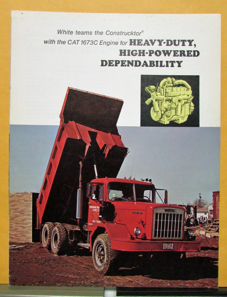 1969 White Truck Model 4000 Construcktor Sales Brochure