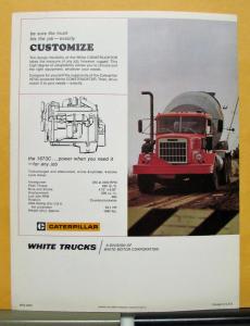 1969 White Truck Model 4000 Construcktor Sales Brochure