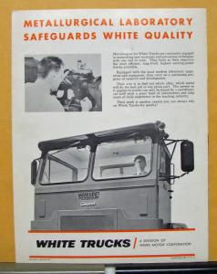 1969 White Truck Model Compact Add Years To The Life Sales Folder