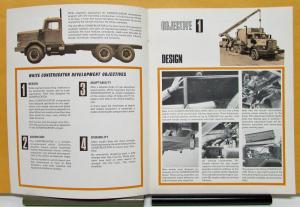 1971 White Truck Model 4000 Construcktor New Standard Construction Sale Brochure