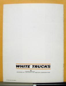 1971 White Truck Model 4000 Construcktor New Standard Construction Sale Brochure