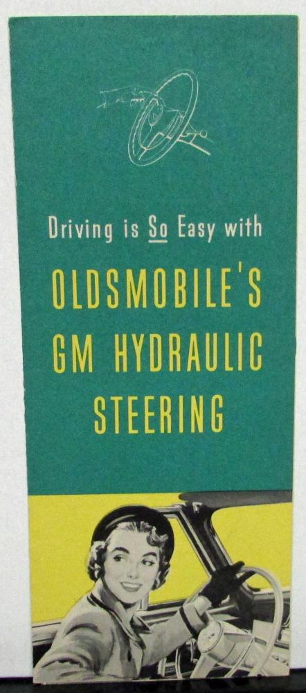 1952 Oldsmobile GM Hydraulic Steering Sales Folder Original