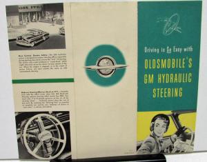 1952 Oldsmobile GM Hydraulic Steering Sales Folder Original