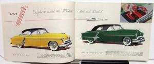 1952 Oldsmobile Classic 98 New Super & De Luxe 88 Color Sales Brochure Original
