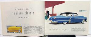 1952 Oldsmobile Classic 98 New Super & De Luxe 88 Color Sales Brochure Original