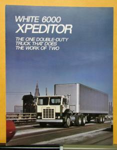 1972 White Truck Model 6000 Expeditor Double Duty Sales Brochure