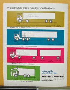 1972 White Truck Model 6000 Expeditor Double Duty Sales Brochure