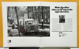 1973 White Truck Model Expeditor 18 Inch Step Sales Brochure