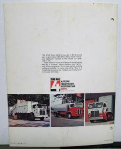 1975 White Truck Model Road Xpeditor Sales Folder Revised