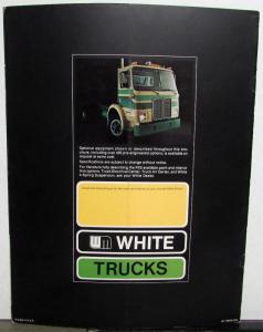 1988 White Truck Model Road Expeditor 2 Sales Brochure