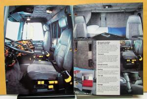 1994 White Truck Model Integral Sleeper Sales Brochure & Specifications