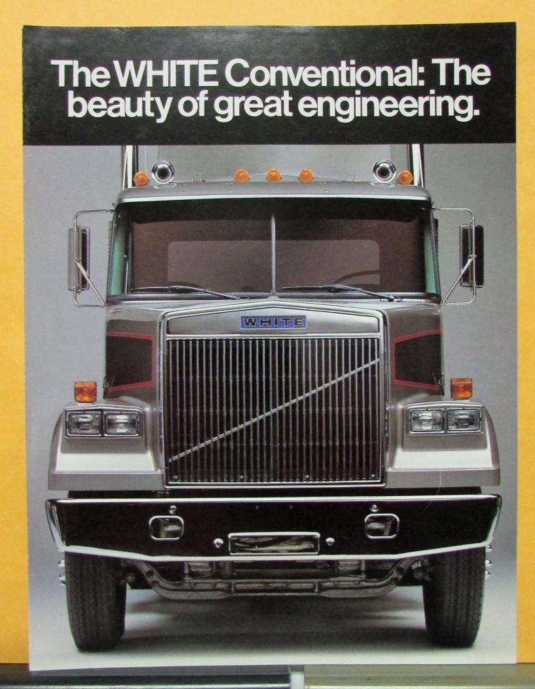 1995 White Truck Model Conventional Sales Brochure & Specifications