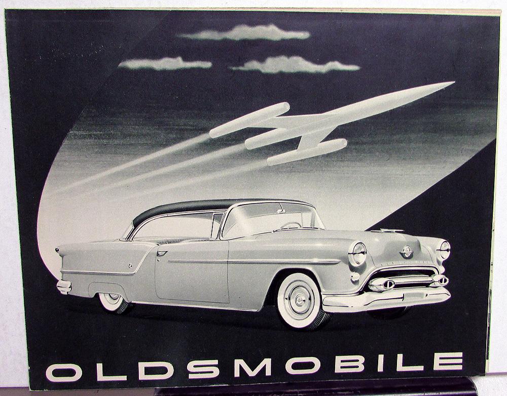 1954 Oldsmobile 98 Super 88 and 88 Sales Folder Original Green Tone