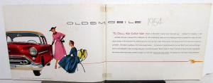 1954 Oldsmobile 98 Super 88 and 88 Color Sales Brochure Original