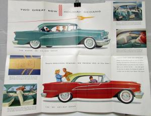 1955 Oldsmobile Holiday 88 Super 88 & 98 Color Sales Folder Original