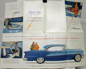 1955 Oldsmobile Holiday 88 Super 88 & 98 Color Sales Folder Original