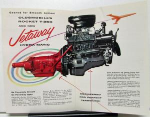 1956 Oldsmobile Hydramatic Jetaway Transmission  Engineers Report Sales Brochure