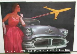 1956 Oldsmobile 88 Super 88 98 & Starfire Color Sales Folder Poster Original