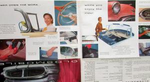 1956 Oldsmobile 88 Super 88 98 & Starfire Color Sales Folder Poster Original