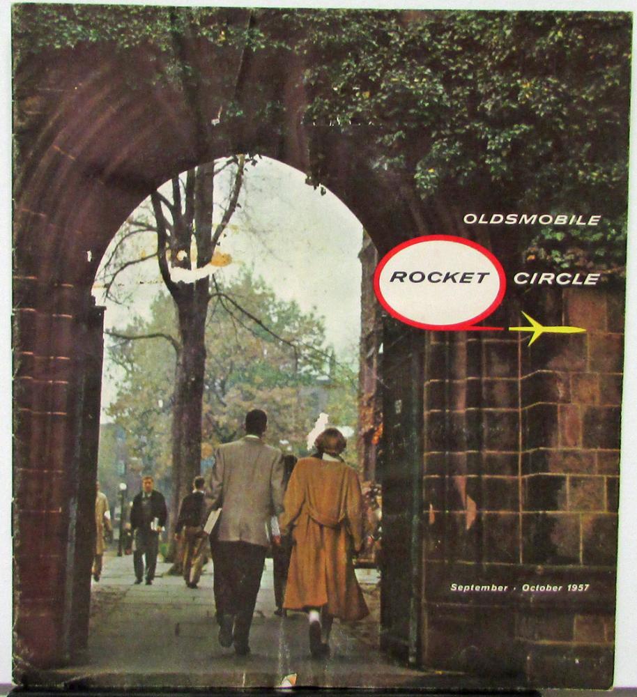 1957 Oldsmobile Rocket Circle Magazine Sept Oct Issue Original