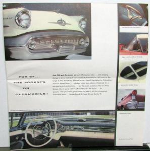 1957 Oldsmobile 88 Golden Rocket & Super & Starfire 98 T-400 Engine Sales Folder