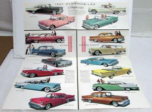 1957 Oldsmobile 88 Golden Rocket & Super & Starfire 98 T-400 Engine Sales Folder