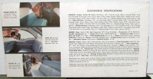 1957 Oldsmobile 88 Golden Rocket & Super & Starfire 98 T-400 Engine Sales Folder
