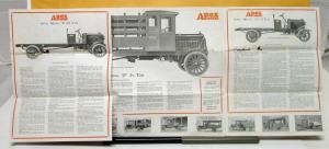 1921 Apex Truck Model E G F D Sales Folder & Specifications