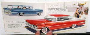 1959 Oldsmobile 88 & 98 Dynamic Super Small Sales Brochure Original