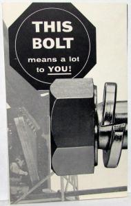 1955 1956 1957 1958 1959 Autocar Truck This Bolt Means A Lot Sales Brochure